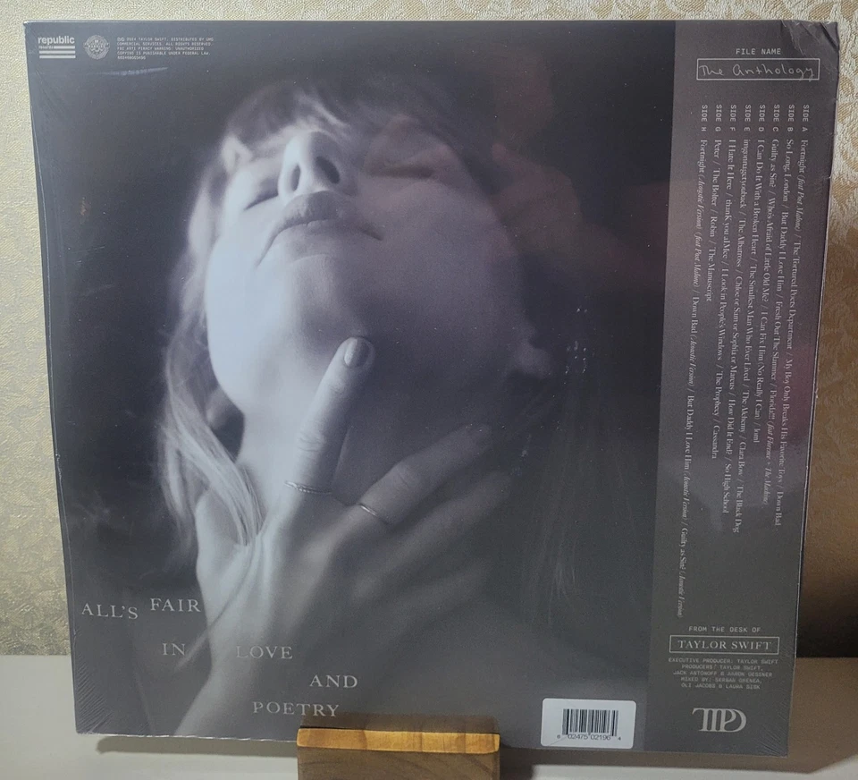 Taylor Swift, Tortured Poets Department: ANTHOLOGY (Vinyl, 4LP) -NEW Mnr Slv Dmg - Image 2 of 4