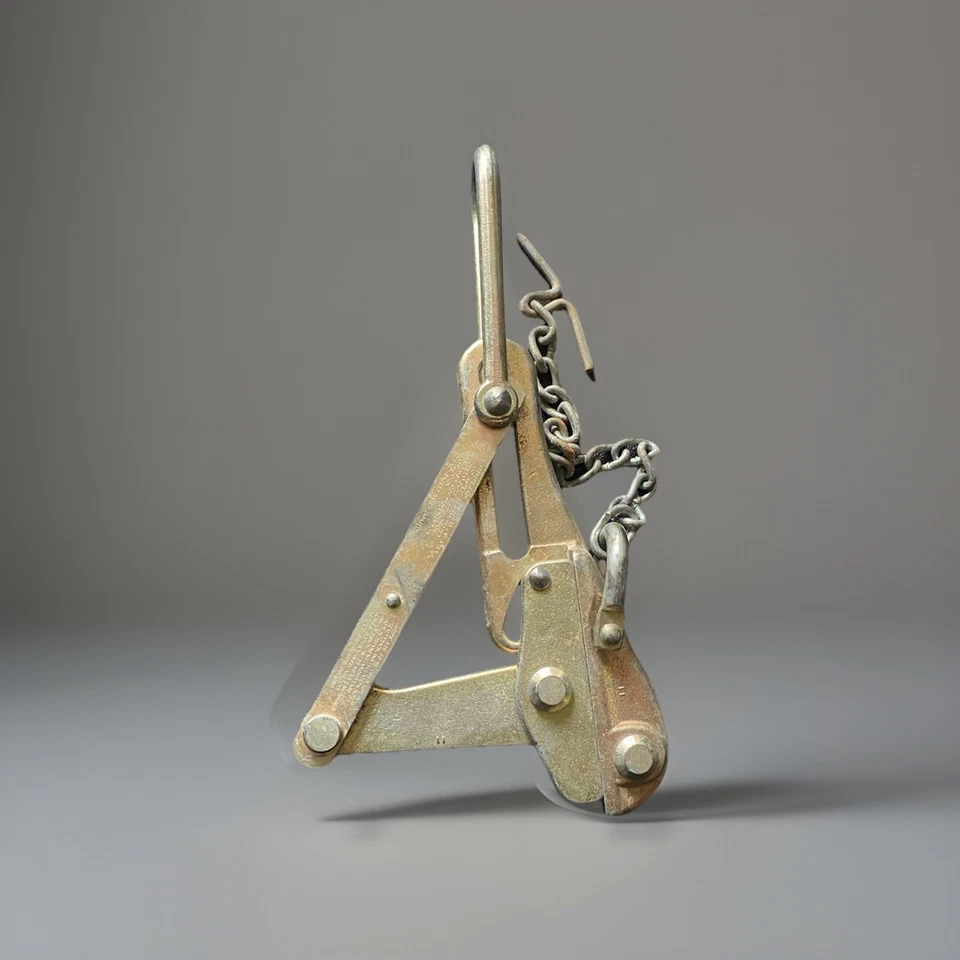 Juego de 2 herramientas Klein empuñadura extractora de cable de acero pesado 1684-5C capacidad 8000 lb Foto 2 de 4