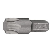 Hazet Bit 2224-T55 Sechskant Massiv 8 (5/16 Zoll) Innen TX Profil T55