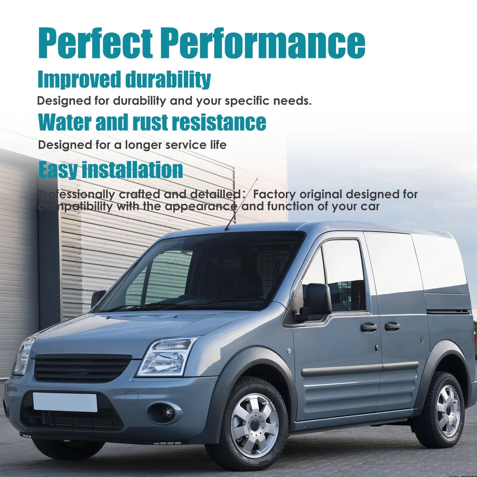 Front Bumper Plastic For 2010-2013 Ford Transit Connect W/Fog Light Holes Foto 3 de 4