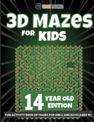 Brain Trainer 3D Mazes for Kids 14 Year Old Edition - Fun Activity B (Paperback)