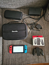Nintendo Switch Konsole 32GB Neon-Rot/Blau inkl. Dock, Netzteil, HDMI …