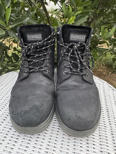 Dewalt Plasma Mens Leather Steel Toe Safety Work Boot Black 10.5 Wide DXWP10007