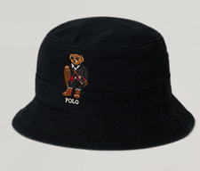 Polo Ralph Lauren Mens Black Polo Bear Twill ...