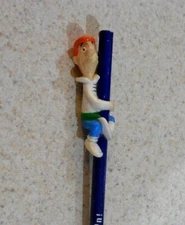 Vintage 1990 Applause The Jetsons George JETSON PVC figures pencil topper toy 