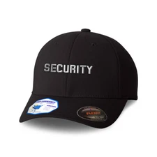 Flex Fit Hats L/XL S/M Professional Security Guard A Polyester