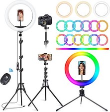 Aro De Luz Anillo LED Profesional Con Tripie Bluetooth Remoto Para Selfie Tripod