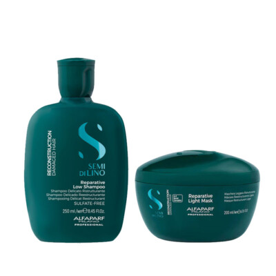 ALFAPARF MILANO Kit Samen Von Lino Reparative shampoo 250ml+ mask 200ml