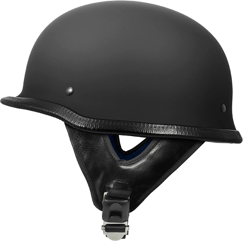 Halve Motorhelm Voor Heren En Dames Skull Cap Cruiser Chopper Biker Halve Motorhelm Voor Heren En Dames Skull Cap Cruiser Chopper Biker