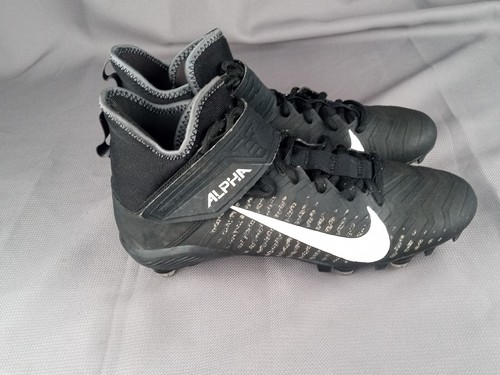 Nike Alpha Menace Pro 2 Football Cleats Men Shoe Size 8.5 CK4277-001 Black Spike - Picture 2 of 22
