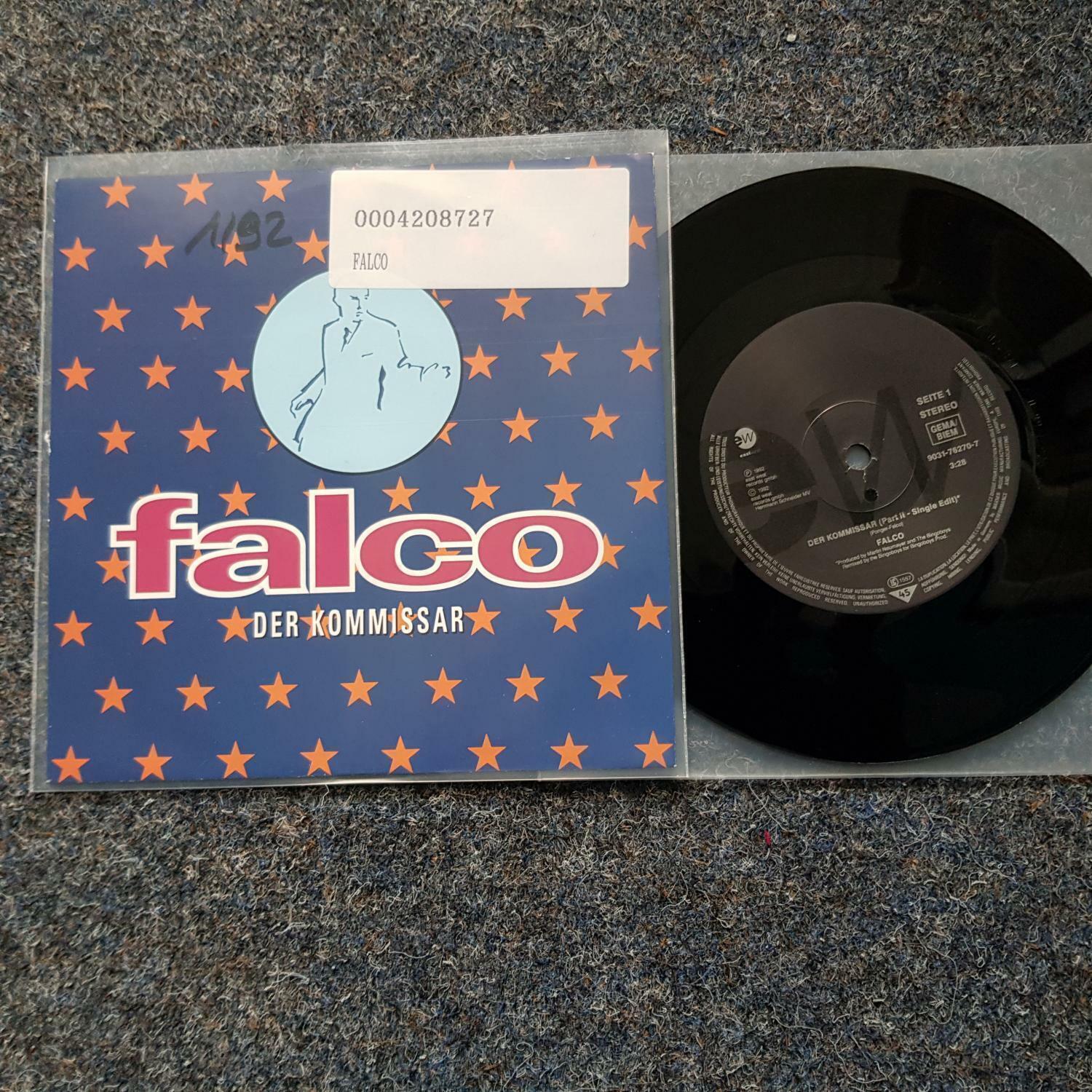 7"" Single Vinyl Falco - Der Kommissar Part II/ 1992 Remix