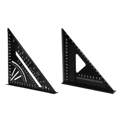 7 inch Metal Triangle Ruler Multifunctional Carpenter Tool Carpenter Square