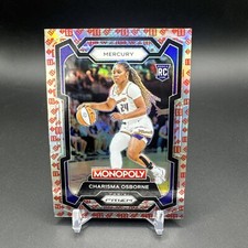 2024 Panini Prizm Monopoly WNBA 20 Charisma Osbourne RC Red Dice Prizm SP 🏀