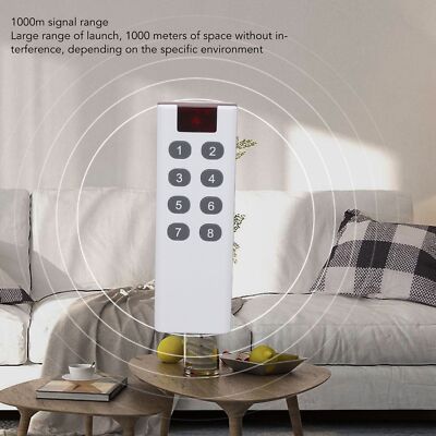 8 Tasten)433MHZ Universal Wireless Learning Code Digital Remote Controller Tr EU