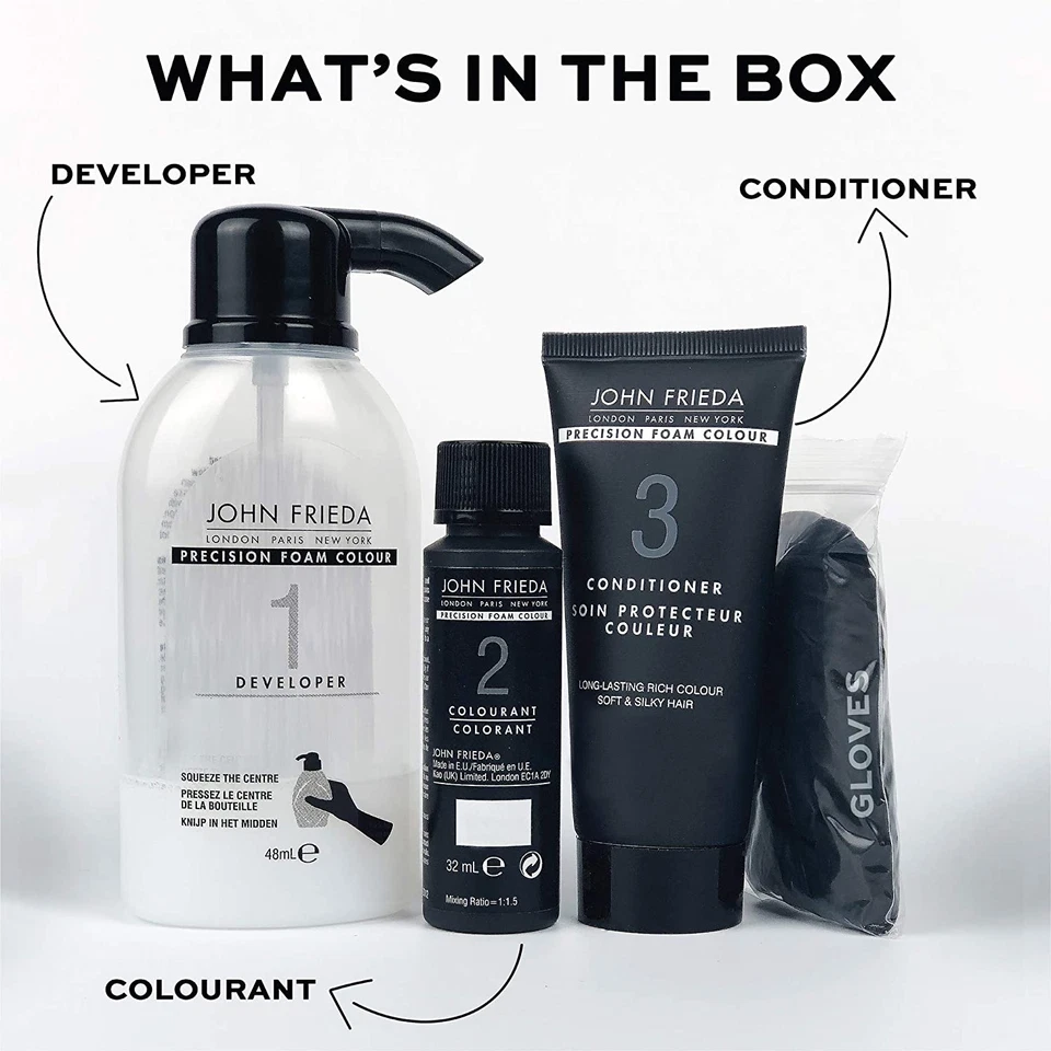 Precision Foam Colour, Medium Natural Blonde 8N, Full-Coverage Hair Color Kit, A - Image 3 of 4