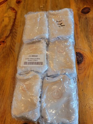 Carolina Glove 399U42, Leather Glove, LH , White, Rolled, Size 11, PK12