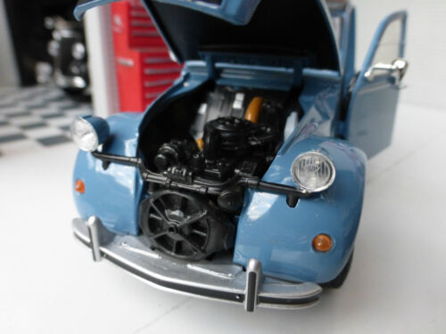 1:24 Welly Citroen 2CV Charleston 1982 Diecast V Detailed G LGB Scale Model blue - Picture 3 of 5