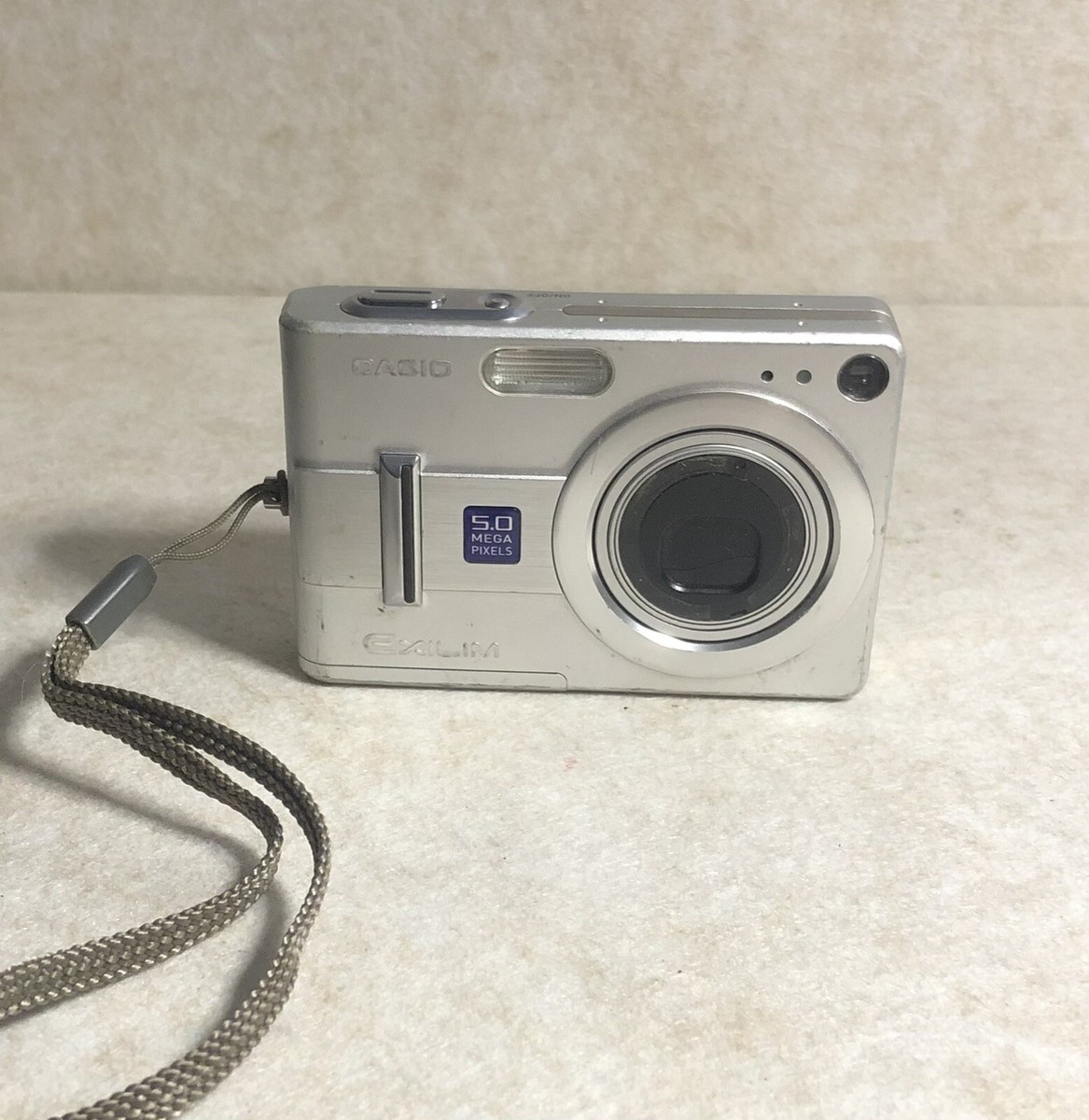 Casio EXILIM EX-Z55 5.0MP Compact Camera Silver (Not Tested No