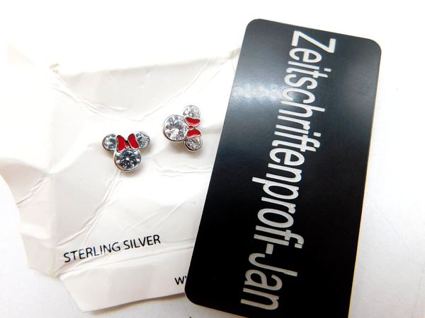 Disney Kinderschmuck Ohrstecker Minnie Mouse Sterling Silber-image