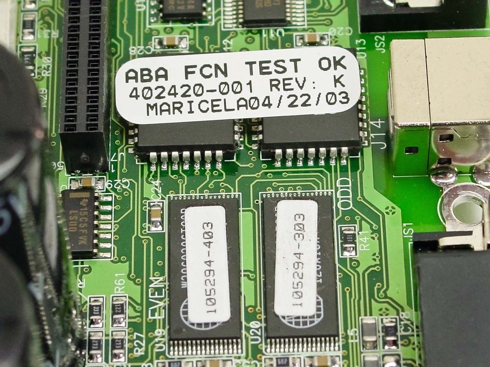 Zebra 402420-001 Printer Motherboard Module w/ Head and Stepper Motor Connectors - Image 3 of 4