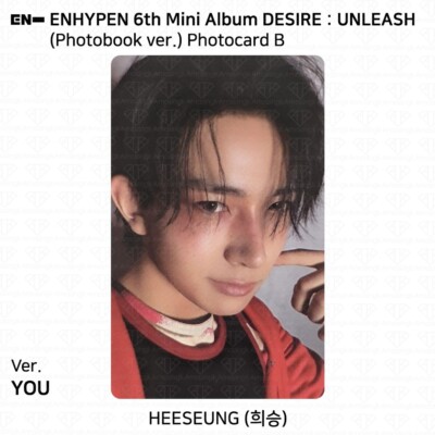 ENHYPEN 6th Mini Album Desire : Unleash Photobook ver. Official