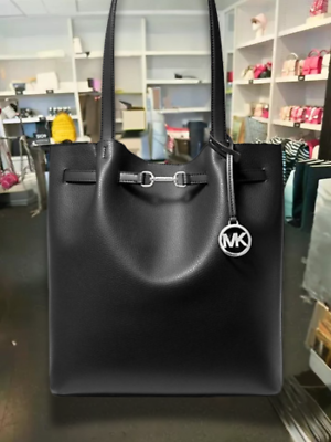 Michael Kors Carson Women Large Pebbled Leather NS Shoulder Tote