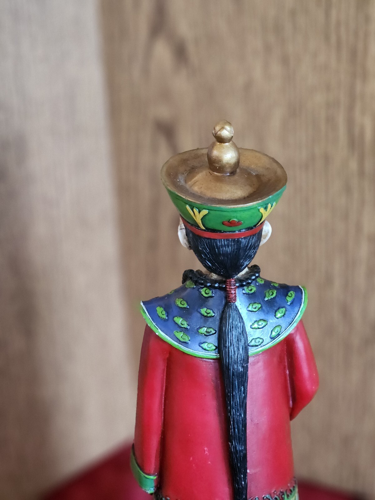 1821. VINTAGE CHINESE EMPEROR FIGURE DECORATIVE ASIAN STATUE 12" eBay