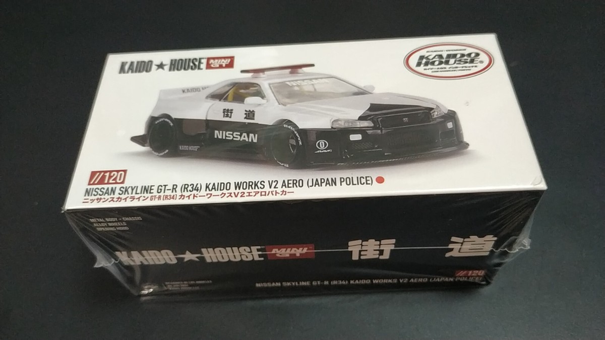 Kaido House MINI GT 120 Nissan Skyline GT-R (R34) Kaido Kaido House MINI GT 120 Nissan Skyline GT-R (R34) Kaido
