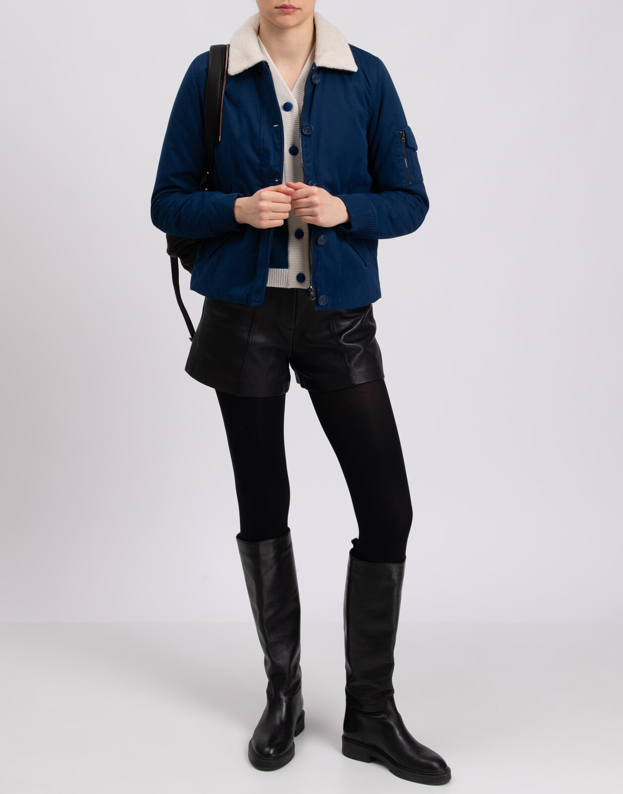 ALTRA RRP $245 Giacca 8 Taglia XS Imbottita Collare Sherpa