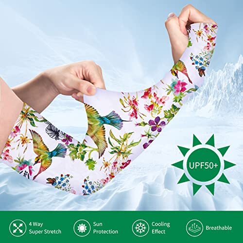 farmers defense gardening sleeves for women arm protection Medium build Bird - Bild 3 von 7