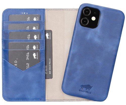Skórzany futerał Solo Pelle kompatybilny z iPhone 12/12 Pro - Zdjęcie 2 z 4