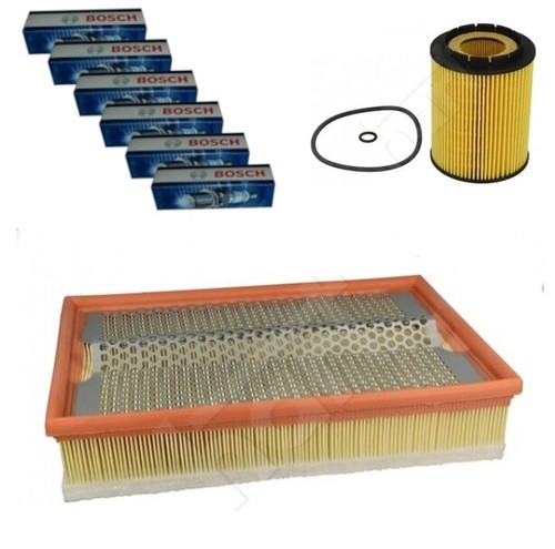 Wartungskit Für Kawasaki ER 500 A Twister (1997-2000) | Luftfilter + Ölfilter + 2x Zündkerzen | Service-Set