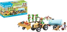 PLAYMOBIL TRATTORE CON RIMORCHIO E CISTERNA