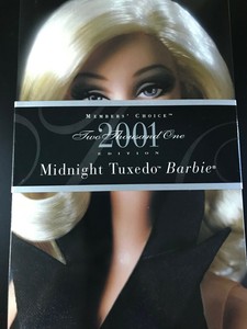 Members Choice 2001 Midnight Tuxedo Barbie Collectors Club New In