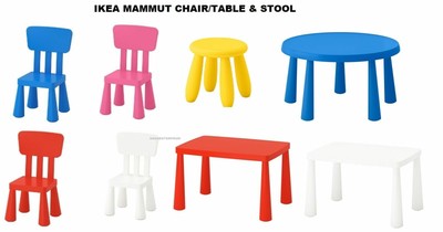 Ikea Mammut Series Kids Chairs Stools Tables Indoor Outdoor