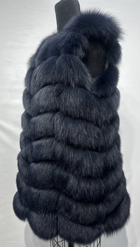 Navy Fox Vest Crosscut (117106) - Picture 2 of 3