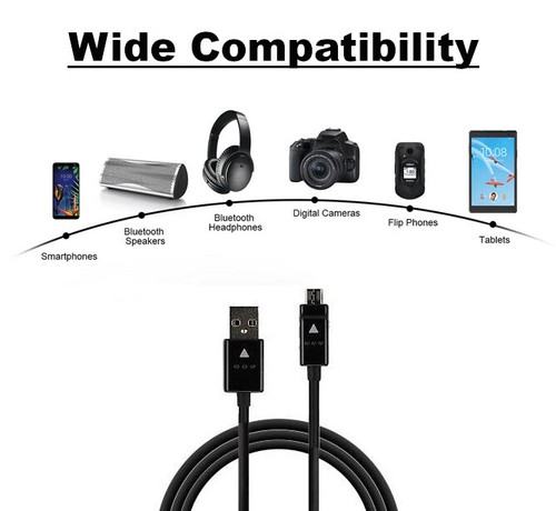 Original Micro USB Fast Charging Adapter Cable Power Data For LG K8 K4 2017 Q6 - Picture 3 of 6