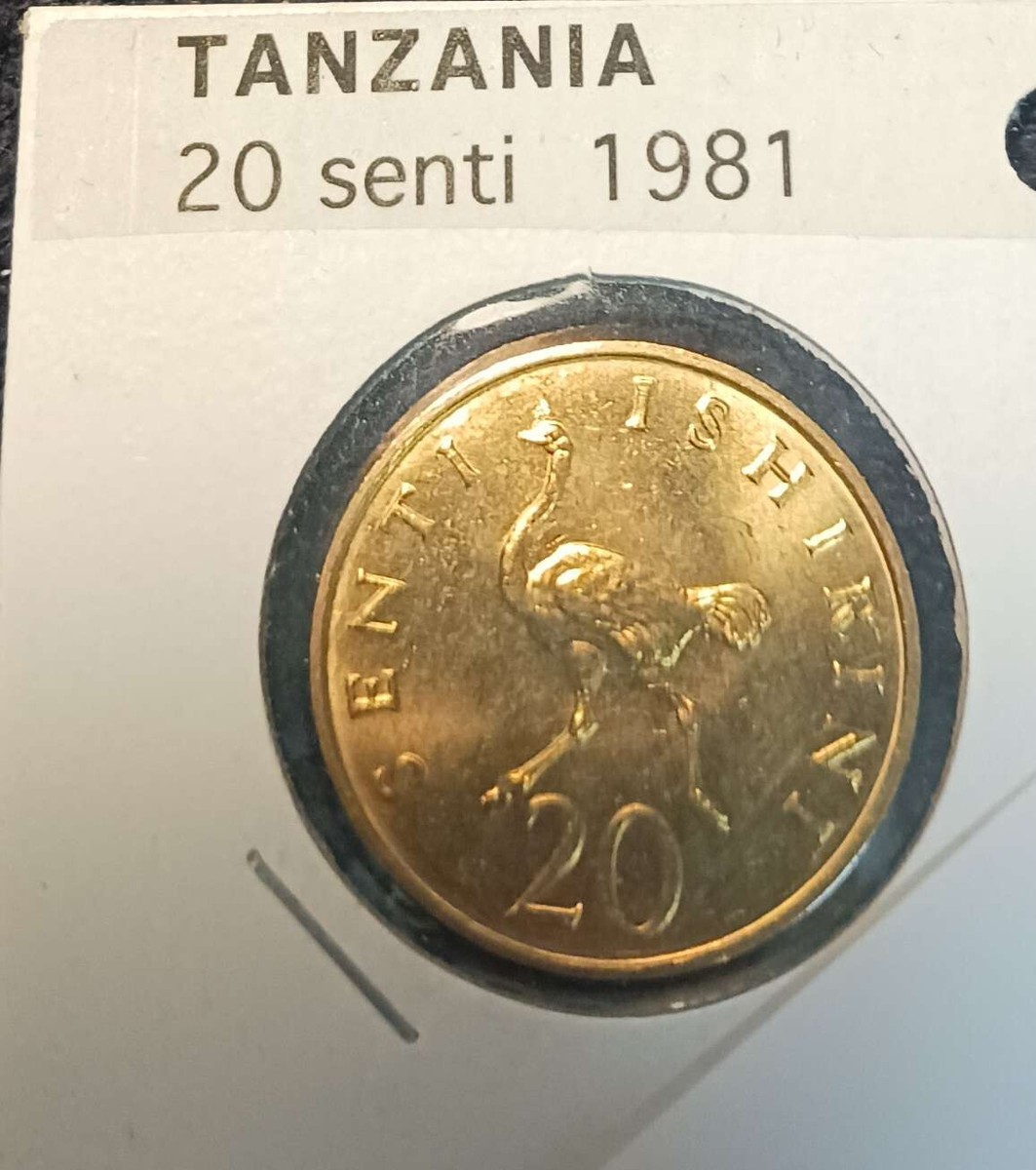 1981 Tanzania 20 Senti Nickel-Brass Coin BU | eBay