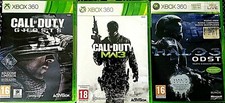 Tris imperdibile sparatutto Call of Duty(Ghosts,MW3),Halo 3 ODST Xbox 360