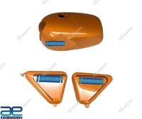 Kompatibel Mit Norton Commando Roadster Orange Kraftstofftank Mit Seitenpaneel
