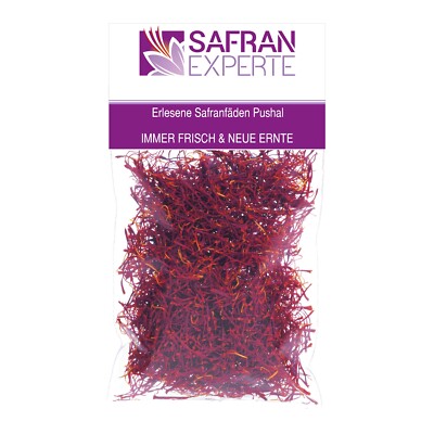 Safran sachet 4,6 gr. Pushal Saffron Zafferano Azafrán Saffran