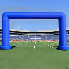 Large 21Ft Square Inflatable Arch with built-in blower - Blue