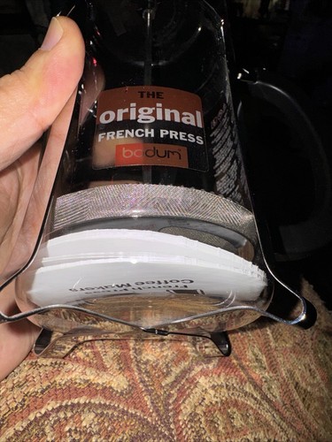 Bodum The Original French Press Espresso 8 Cup Coffee Maker Chrome-NEW, No Box. - Picture 3 of 11