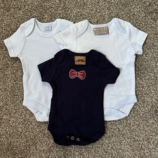 NEW 3 PACK Baby Boys 0-3 Months Bodysuit Lot, Infant Newborn Clothes Gift Set K