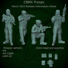Combat Octopus Modern Miniatures Western CBRN Troops Modular Spectre Zona Alfa