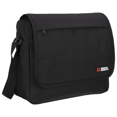 Enrico Benetti Arbeitstasche Umhängetasche Messenger BagBase Herrentasche Schwar