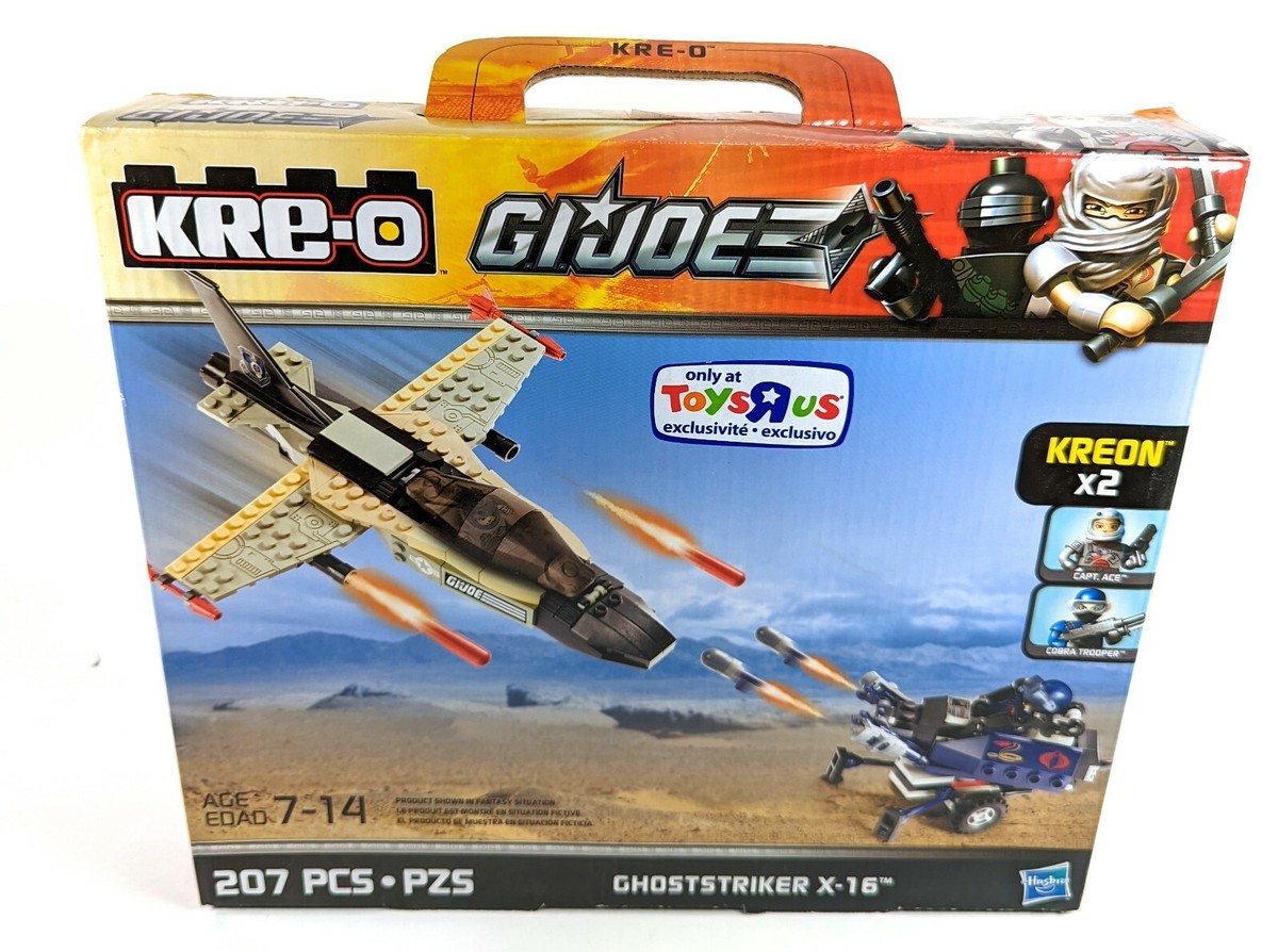 NEW KRE-O GI JOE GhostStriker X-16 & A.S.P. #A4511 TOYS R US
