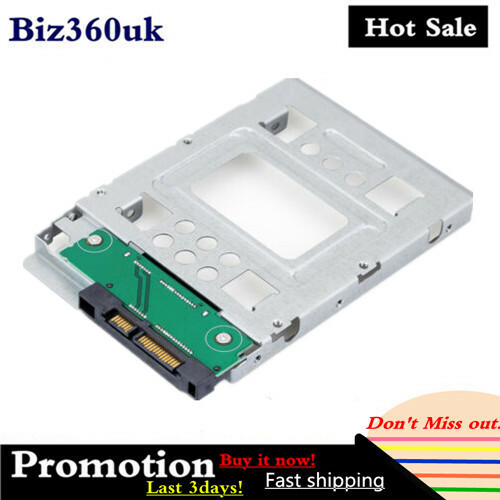 HP 2.5" SSD to 3.5'' 654540-001 Adapter / Converter HDD Bay Hard Drive Bracket @ - Afbeelding 1 van 12