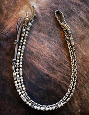 FANCY 16 Plait STEVE GUITRON HANDMADE New RAWHIDE ROMAL REINS