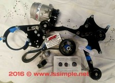 Lsa Supercharger Truck Accessory Relocation Kit Lss Ac Kit 07 Up Tru Water Pum